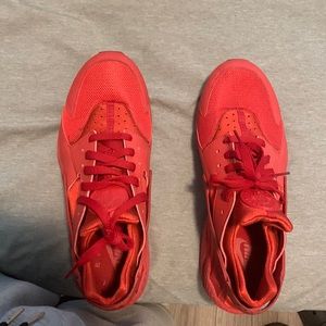 Red Huaraches Size 11